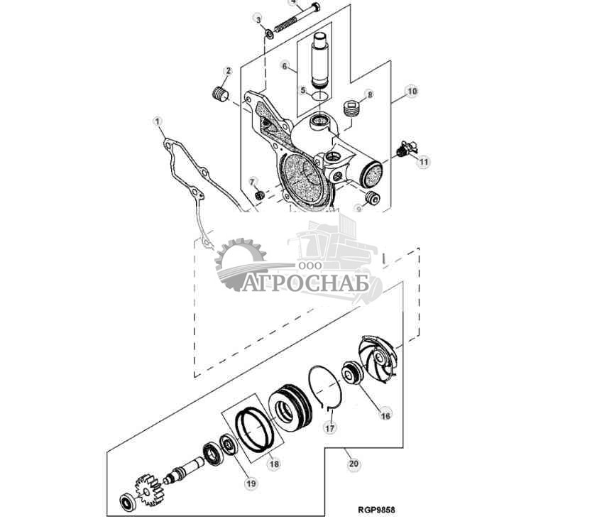 2001, 2006 Water Pump 